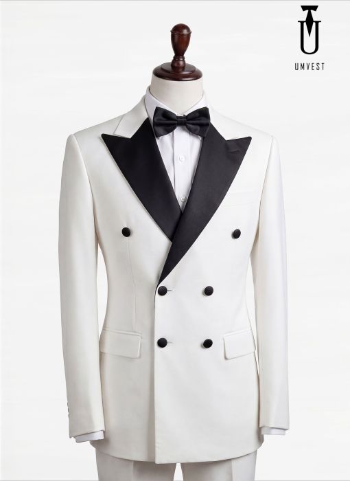 BỘ TUXEDO MÀU TRẮNG VE NHỌN 6 CÚC 02 