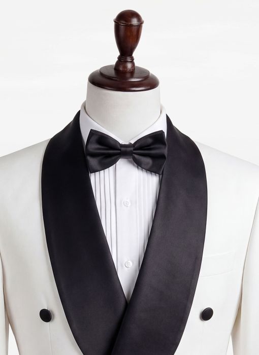 THUÊ TUXEDO MÀU TRẮNG VE SAM 6 CÚC