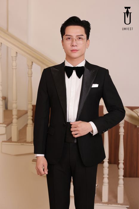 BỘ TUXEDO VE NHỌN ĐEN