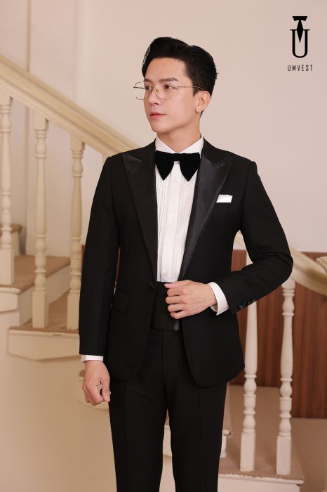 BỘ TUXEDO VE NHỌN ĐEN