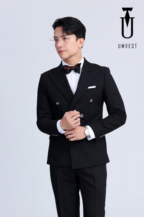 BỘ VEST 6 CÚC ĐEN