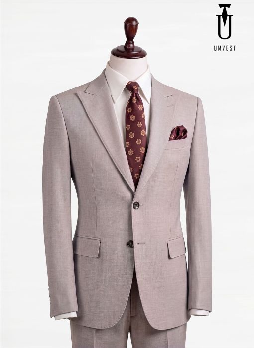 BỘ VEST NAM MÀU HỒNG XƯỚC 