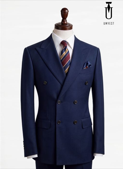 BỘ VEST NAM MÀU NAVY 6 CÚC 