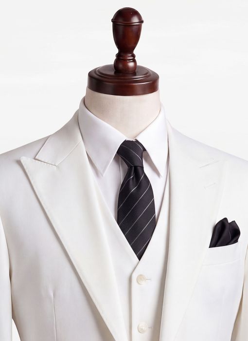 BỘ VEST NAM MÀU TRẮNG GHILE 