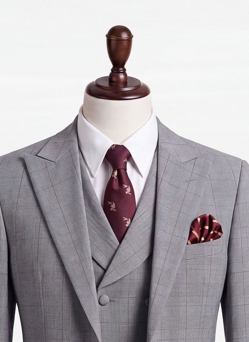 BỘ VEST NAM MÀU XÁM NHẠT GHILE SAM 