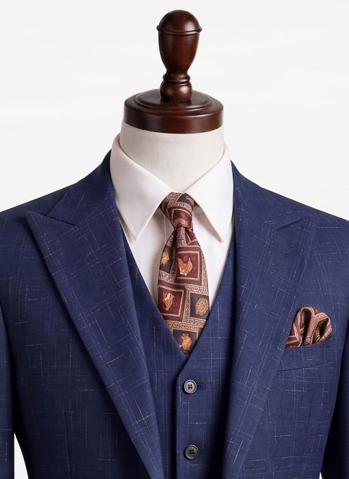 BỘ VEST NAM MÀU XANH 91 