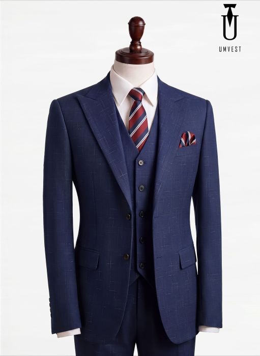 BỘ VEST NAM MÀU XANH 91 GHILE 