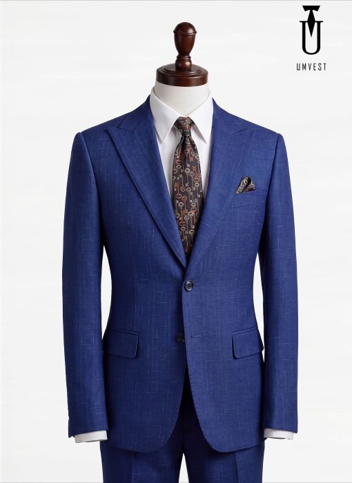 BỘ VEST NAM MÀU XANH 96 