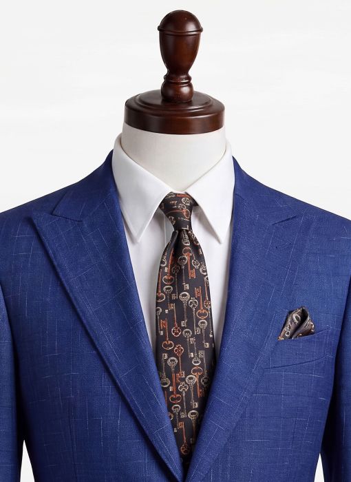BỘ VEST NAM MÀU XANH 96 