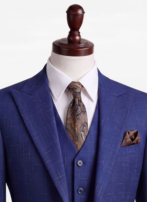 BỘ VEST NAM MÀU XANH 96 GHILE 