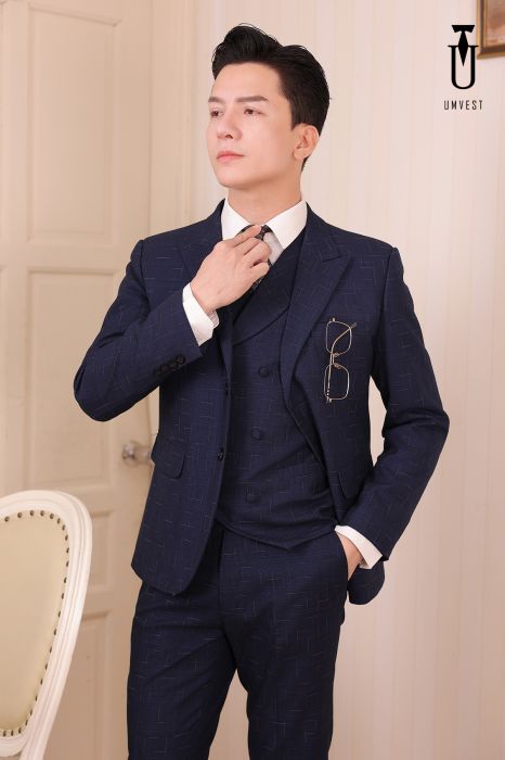 BỘ VEST NAM MÀU XANH DƯƠNG ĐẬM