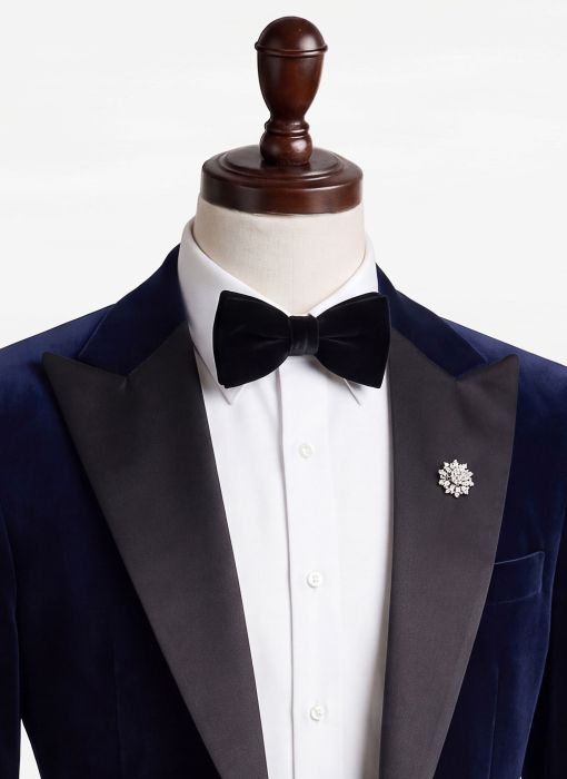 BỘ VEST NAM NHUNG MÀU XANH ĐEN 