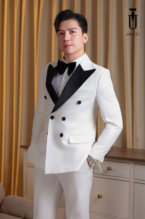 BỘ TUXEDO MÀU TRẮNG 6 CÚC
