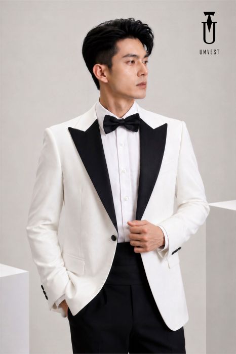 THUÊ TUXEDO UM TRẮNG 1C