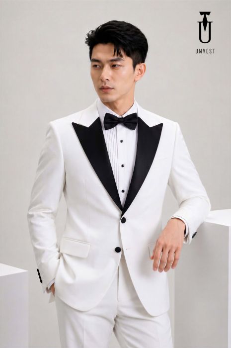 THUÊ TUXEDO UM TRẮNG 2C