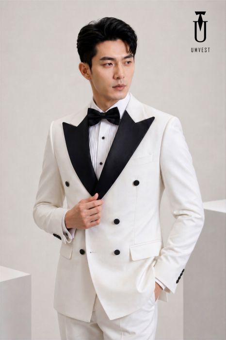 THUÊ TUXEDO UM TRẮNG 6C