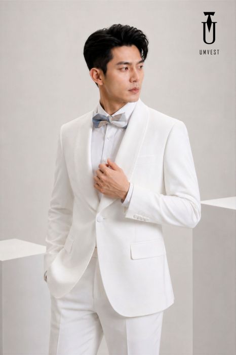 THUÊ TUXEDO UM TRẮNG SAM