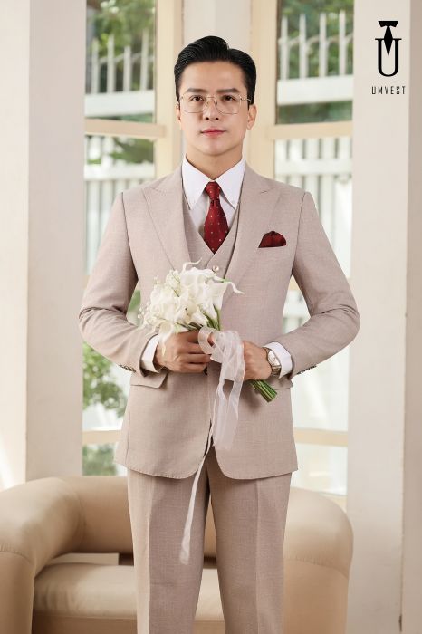 VEST CHÚ RỂ HỒNG RUỐC