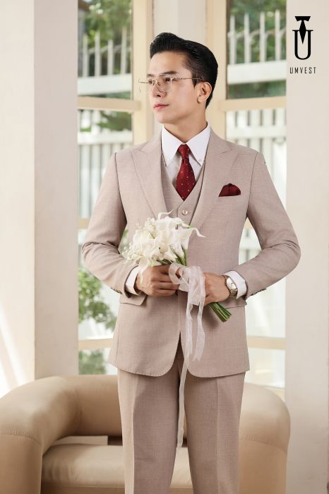 VEST CHÚ RỂ HỒNG RUỐC