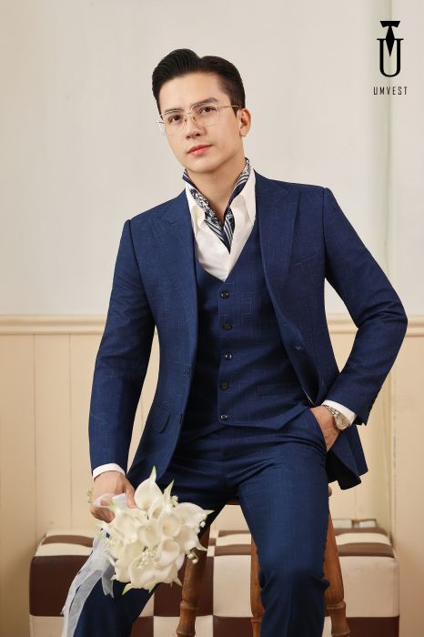 VEST CHÚ RỂ XANH 96