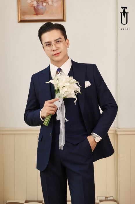 VEST CHÚ RỂ XANH THAN