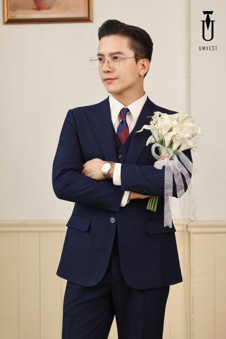 VEST CHÚ RỂ XANH THAN