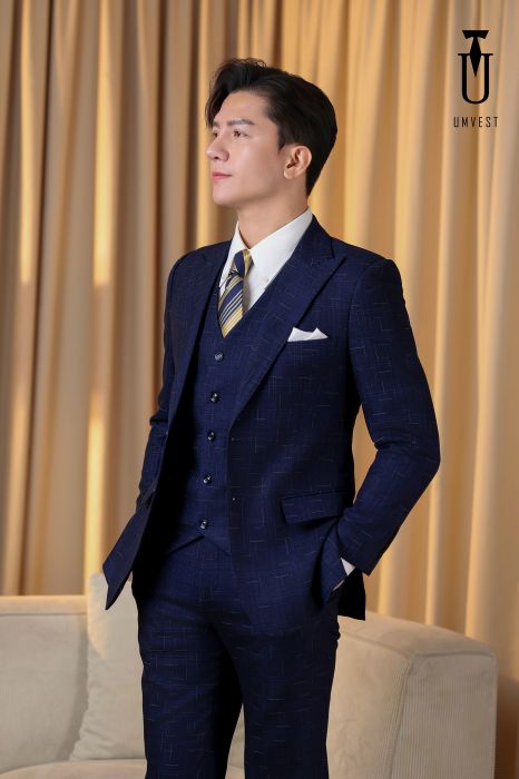 VEST NAM MÀU XANH DƯƠNG 91