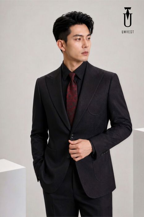 VEST UM ĐEN GẤM 01