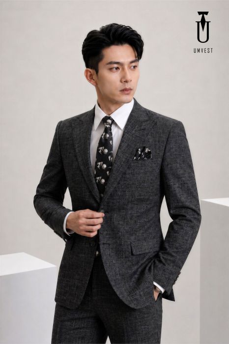 VEST UM ĐEN XƯỚC