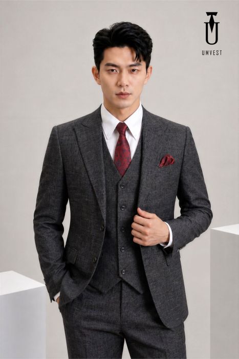 VEST UM ĐEN XƯỚC GL