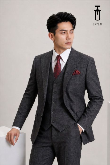 VEST UM ĐEN XƯỚC GL