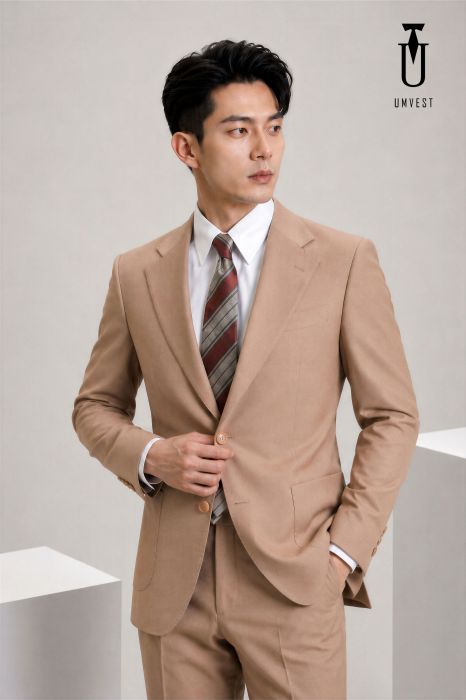 THUÊ VEST UM NÂU NHẠT