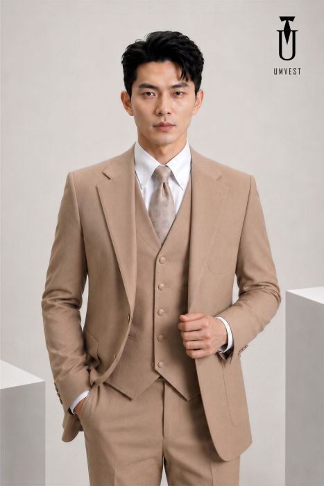 THUÊ VEST UM NÂU NHẠT GL 03
