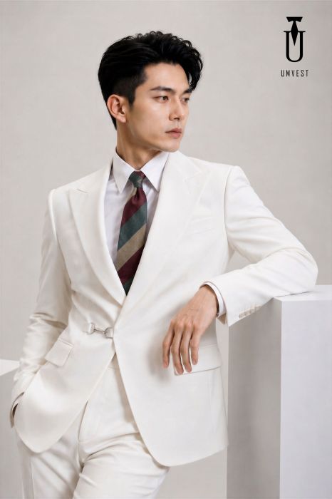 VEST UM TRẮNG KHÓA