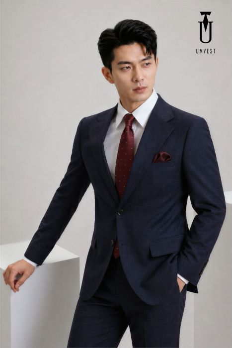 VEST UM XANH DƯƠNG CR