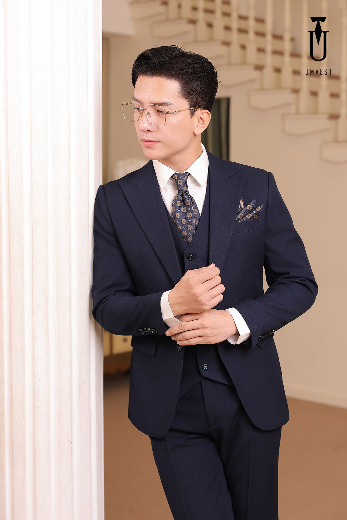 Vest xanh navy tại Umvestnam