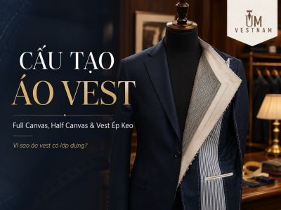 Cấu Tạo &Aacute;o Vest: V&igrave; Sao C&oacute; Lớp Dựng? Ph&acirc;n Biệt Full Canvas, Half Canvas V&agrave; Vest &Eacute;p Keo