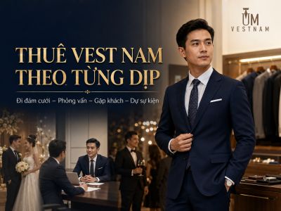 Thu&ecirc; Vest Nam Theo Từng Dịp: Đi Đ&aacute;m Cưới, Phỏng Vấn, Gặp Kh&aacute;ch Hay Dự Sự Kiện N&ecirc;n Chọn G&igrave;?