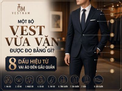 Một Bộ Vest Vừa Vặn Được Đo Bằng G&igrave;? 8 Dấu Hiệu Từ Vai &Aacute;o Đến Gấu Quần
