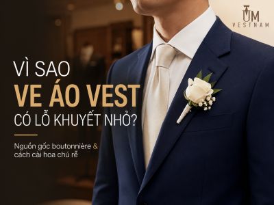 V&igrave; Sao Ve &Aacute;o Vest C&oacute; Một Lỗ Khuyết Nhỏ? Nguồn Gốc Boutonni&egrave;re V&agrave; C&aacute;ch C&agrave;i Hoa Ch&uacute; Rể