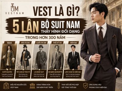 Vest L&agrave; G&igrave;? 5 Lần Bộ Suit Nam &ldquo;Thay H&igrave;nh Đổi Dạng&rdquo; Trong Hơn 300 Năm